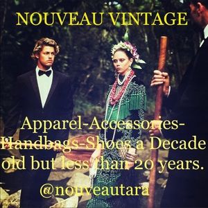 NOUVEAU VINTAGE STYLE TAGS 🏷 ♻️✔️